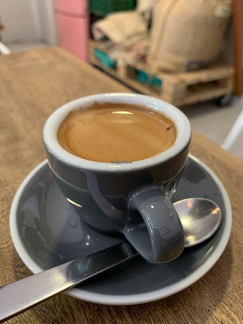 Delicious espresso  at Hija Mia in Medellin