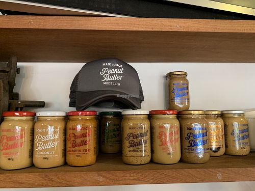 Local peanut butter for sale  at Hija Mia in Medellin