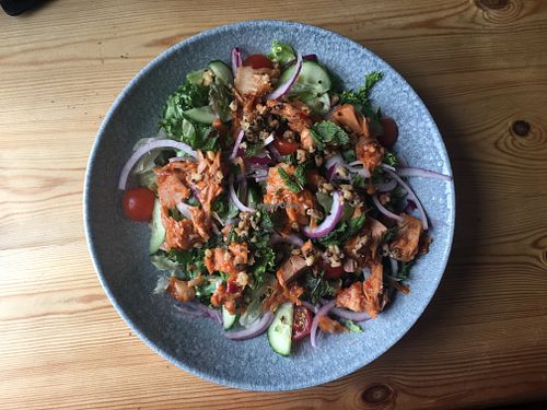 Jackfruit salad at Harbour Inn in Solva