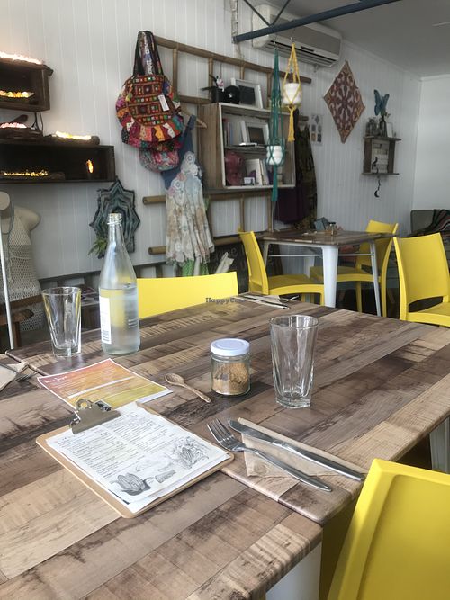 Cafe area at SweetCorn in Sunshine Coast