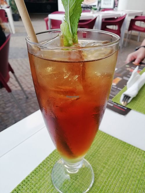 Long Island iced tea at Senhor Frog's in Albufeira
