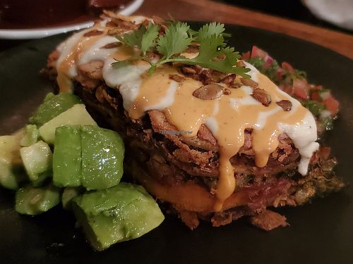 Enchilada casserole... Highly recommended! at Petisco Vegano in New York City