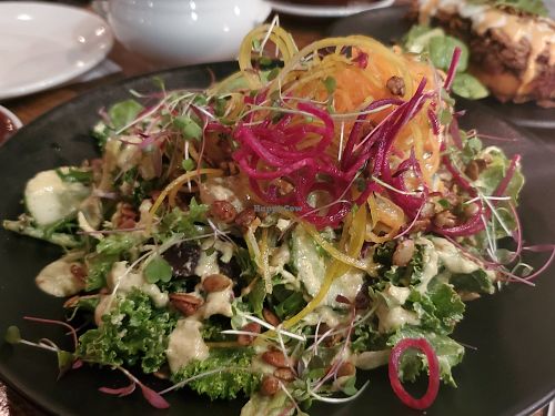 Market Greens Salad - nice mix at Petisco Vegano in New York City