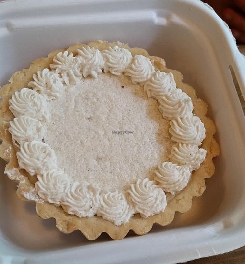 key lime pie at Watercourse Foods in Denver