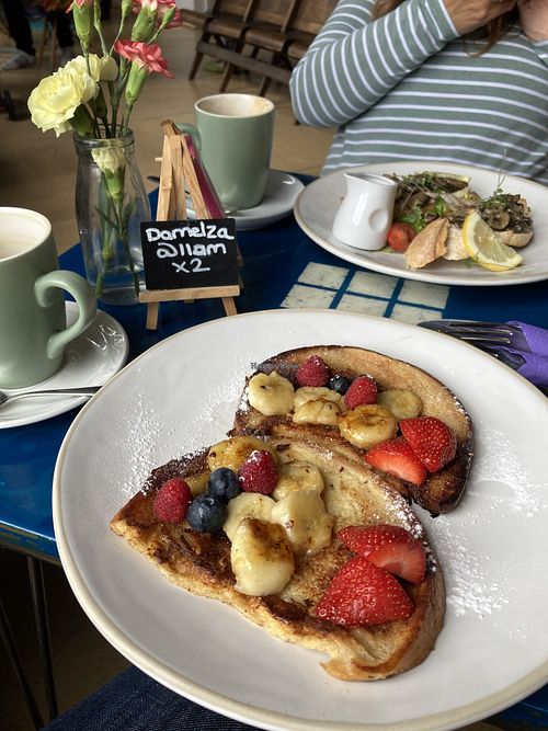 French toast  at Art & Soul Cafe in St Neots