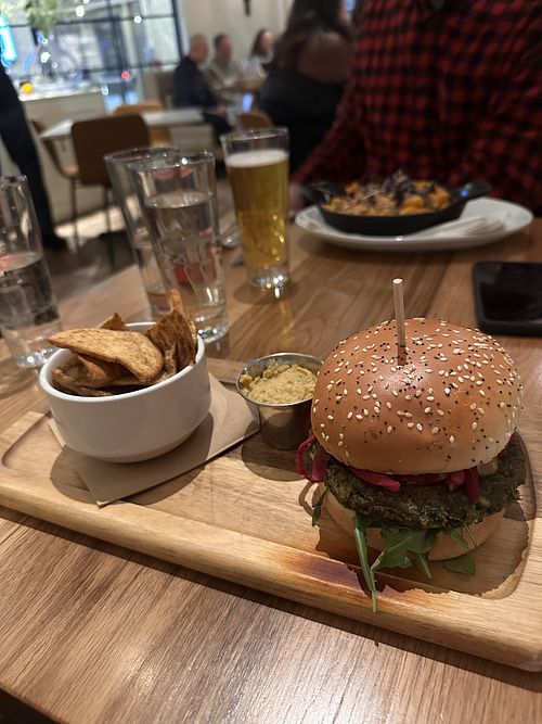 Veggie Burgerrs  at Sow Plated in Upper Arlington