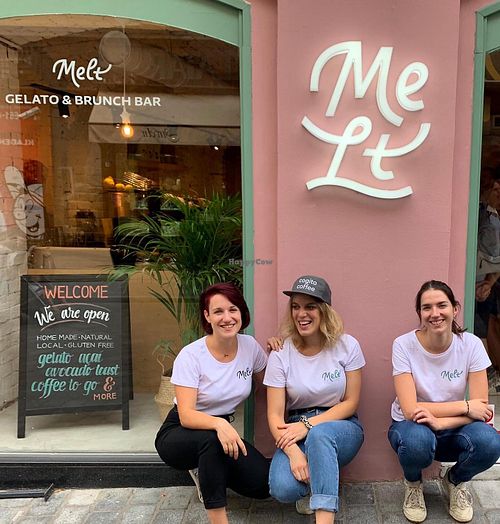 Cafe from the outside at Melt Cafe in Zagreb