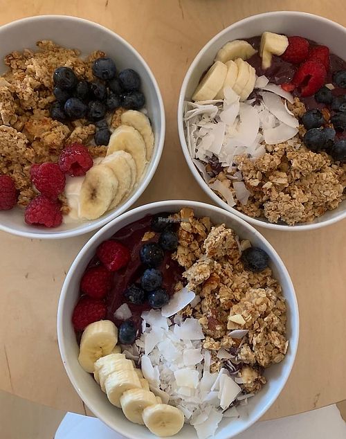 Acai bowls + granola bowl! at Melt Cafe in Zagreb