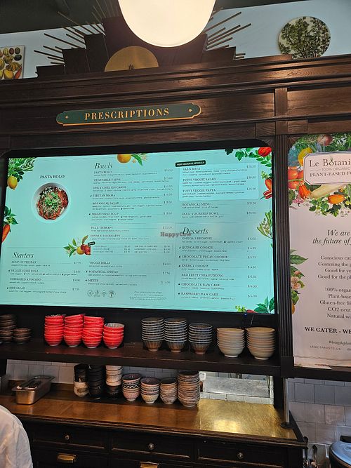 Menu at Le Botaniste - GCE in New York City