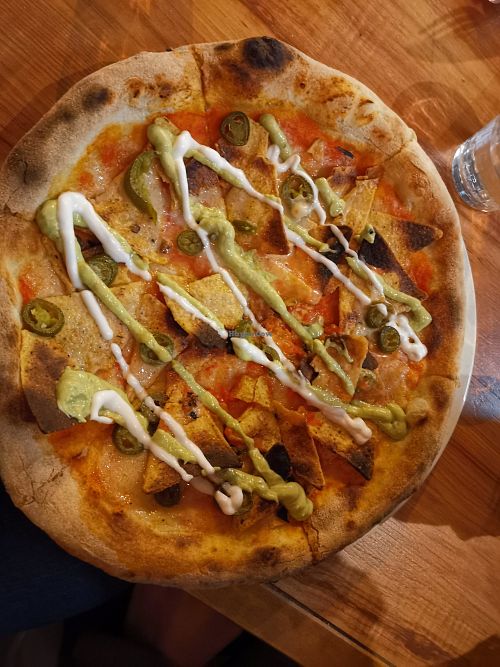 Mexican pizza at PB's Bar & Eatery in St Kilda