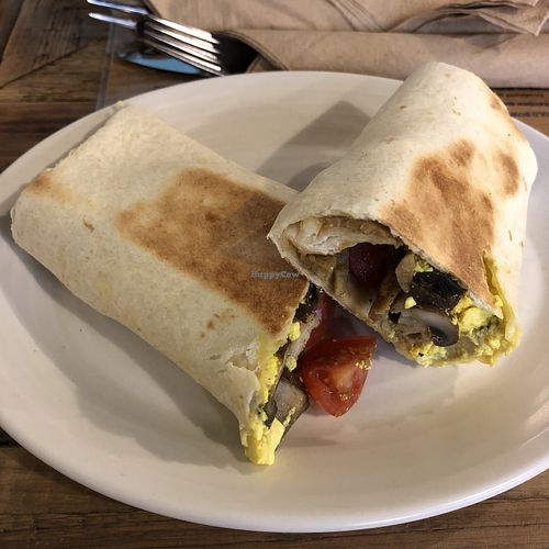 Breakfast Burrito at Birchwood in Dundee