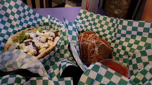 Toasted Ravioli and Gyro at Utah Station in St Louis