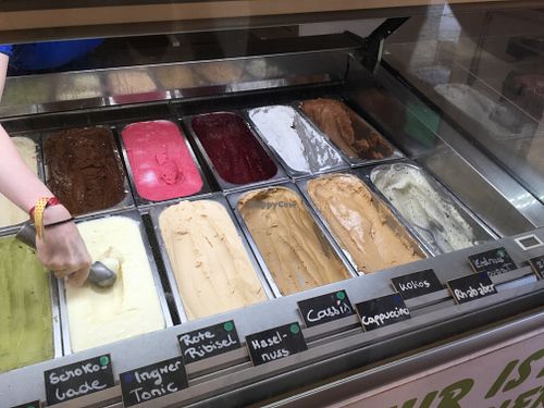 flavours at Green Garden Eissalon in Salzburg