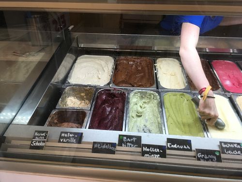 flavours at Green Garden Eissalon in Salzburg