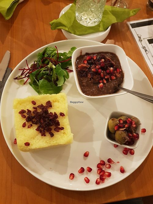 Iranian dish at Black Fig in The Hague