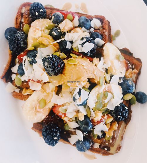 Vegan Waffles (sugar free)  at Just Be in Izmir