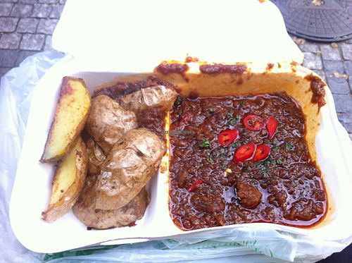 Hearty Czech for take away at Maitrea in Prague