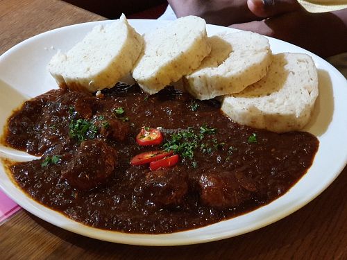 Goulash at Maitrea in Prague