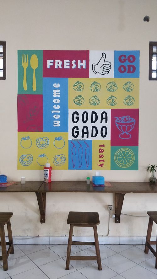 Good food at Goda Gado in Yogyakarta