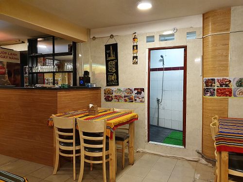 Inside the shop at Sara Ethiopian Restaurant in Ho Chi Minh City