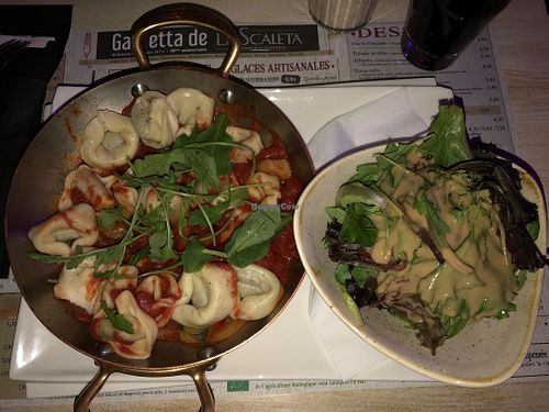Ravioles vegan  at La Scaleta in Blois