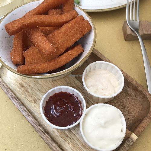 Polenta sticks  at Aromaticus - Trastevere in Rome