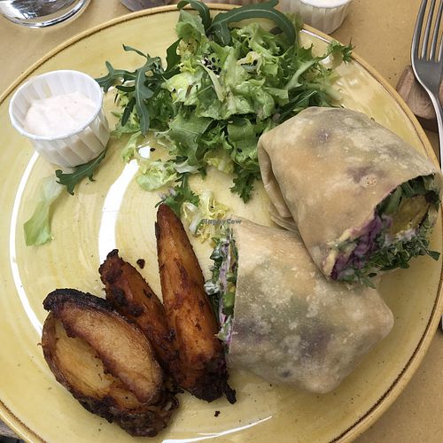 Pita falafel   at Aromaticus - Trastevere in Rome