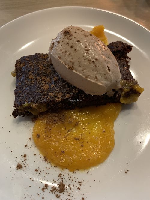 Oat cake  vegan at The Allium in Calgary