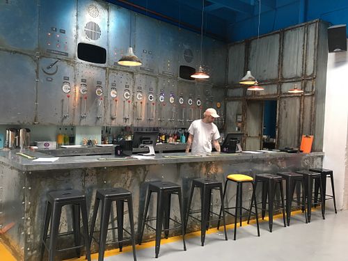 Robo bar at The Purple Robot in Hull