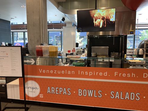 Counter at Arepa Fresca in Denver