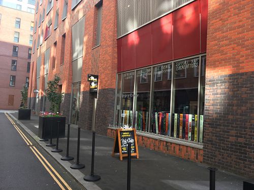 The outside at The Hip Hop Chip Shop in Manchester