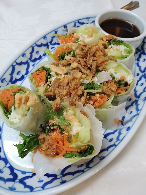 Spring rolls at Ruen Thai in Tenerife