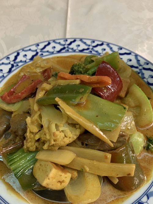 Curry mit extra Tofu  at Ruen Thai in Tenerife