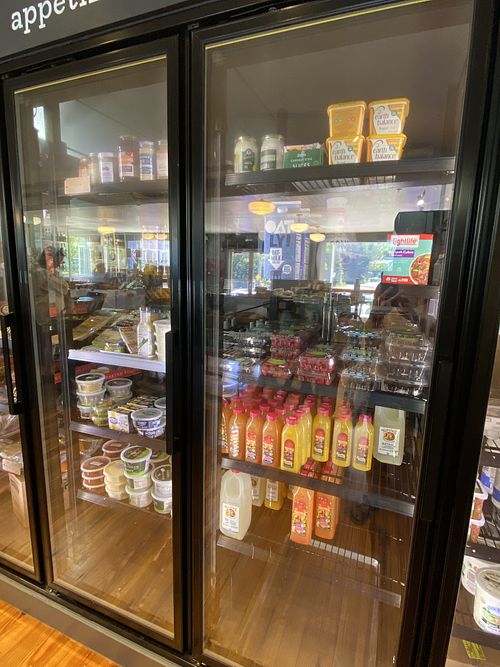 Vegan cooler  at Salty Market in Truro