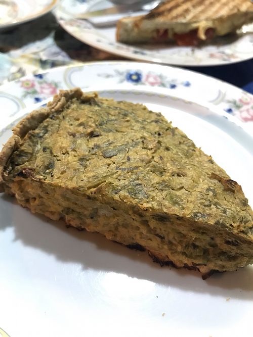 Great quiche! at Vincent Casa de Chá in Brasilia