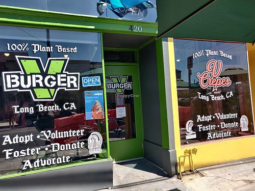 Looking forward to crepes opening! at VBurger in Long Beach