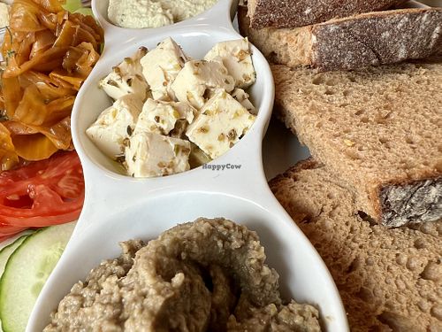 hearty breakfast  at Plant Base in Berlin