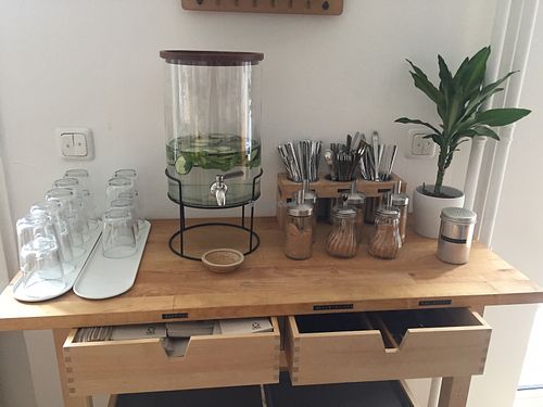 Free water station at Plant Base in Berlin