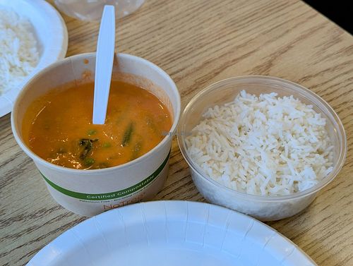 Chef's Special (vegan) at Bombay Curry in Skagway