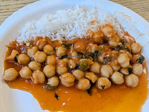 Chole (vegan) at Bombay Curry in Skagway