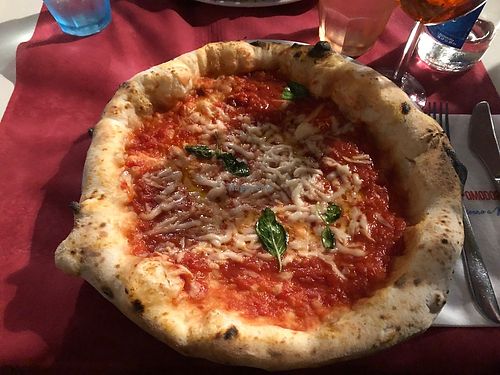 Looked good but was very mushy and not crispy at the edge or bottom at all   at Rossopomodoro in Rome