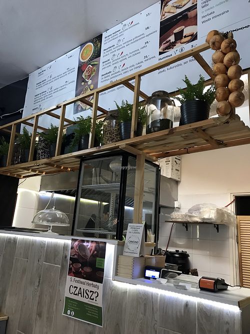 Interior  at iBO Falafel in Wroclaw
