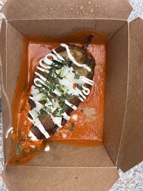 Chili relleno=yumm  at Vegos in Albuquerque