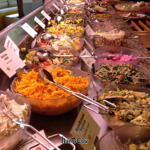 great salad bar at Signor Verde in Cologne