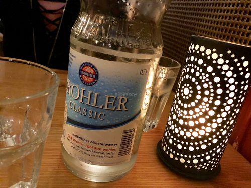 sparkling water at Signor Verde in Cologne