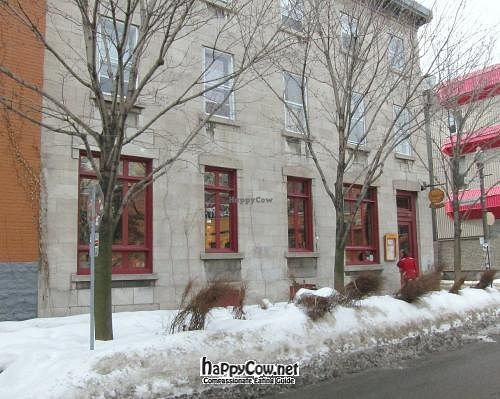 Front at Cafe Babylone in Quebec