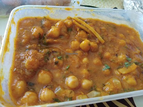 chana masala at Bollywood Indian Tandoor in Tenerife