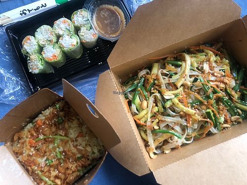 take away lunch for two hungry people at Dobro Jutro Vietnam - Good morning Vietnam in Ljubljana