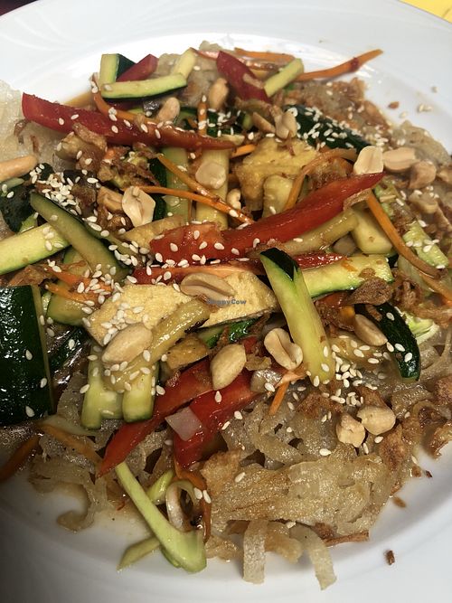 fried noodles with tofu and vegetables  at Dobro Jutro Vietnam - Good morning Vietnam in Ljubljana