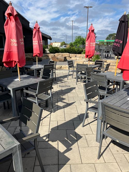 Seasonal outdoor patio at NorthStar Tavern in Bloomington